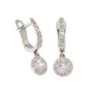 Orecchini DDonna Donna in Oro bianco Diamante JC-1604-1-7 - JC-1604-1-7